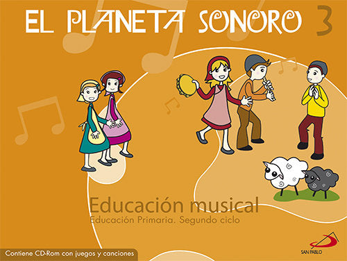 PACK Planeta Sonoro 3º EP 08 (libro+cuaderno) PAUMU3EP (San Pablo) - 9788428531757