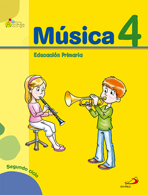 Música 4º EP Acorde MEC Libro+cuad, 11 PAUMU14EP (San Pablo) - 9788428537179