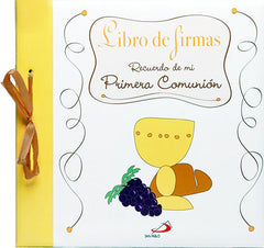 LIBRO DE FIRMAS RECUERDO DE MI PRIMERA COMUNION - 9788428541367