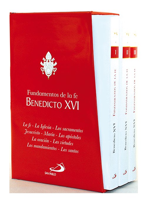 FUNDAMENTOS DE LA FE BENEDICTO ESTUCHE 3 VOLUMENES - 9788428568906 Imagen principal del producto