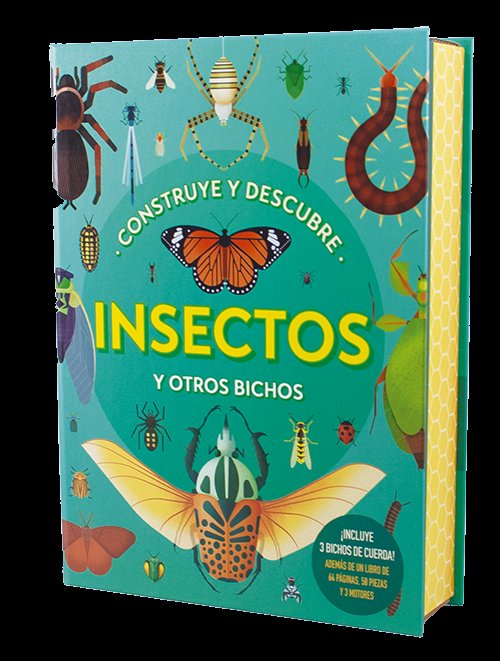CONSTRUYE Y DESCUBRE INSECTOS Y OTROS BICHOS - 9788428569552 Imagen principal del producto