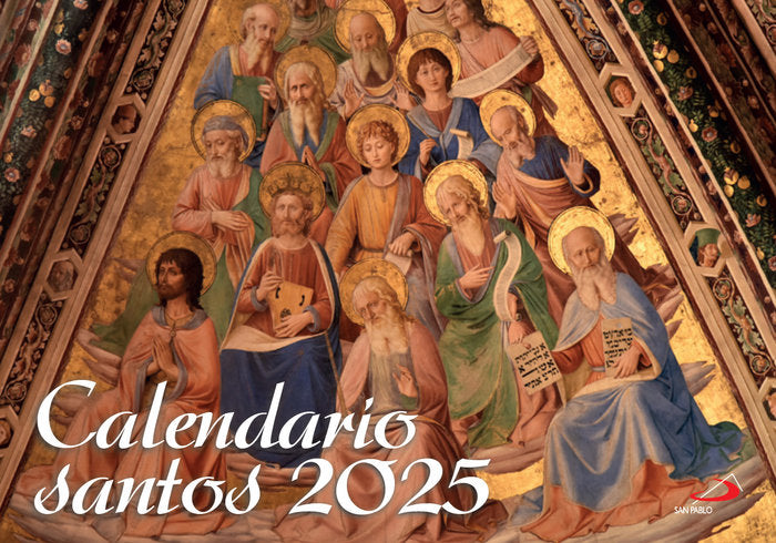 CALENDARIO DE PARED SANTOS 2025 - 9788428571517 Imagen principal del producto