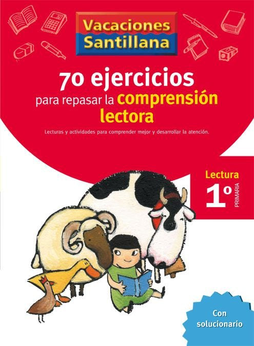 70 Ejercicios Comprension Lectora 1ºep 06 Vacaciones