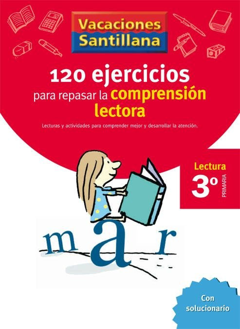 120 Ejercicios Comprension Lectora 3ºep 06 Vacaciones Imagen principal del producto