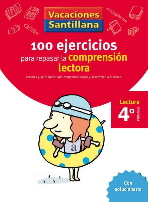100 Ejercicios Comprension Lectora 4ºep 06 Vacaciones