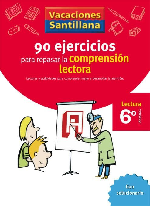 90 Ejercicios Comprension Lectora 6ºep 06 Vacaciones Imagen principal del producto