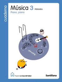 Cuaderno Música 3º EP Piano Piano 08 SANMU3EP (Santillana) - 9788429475821