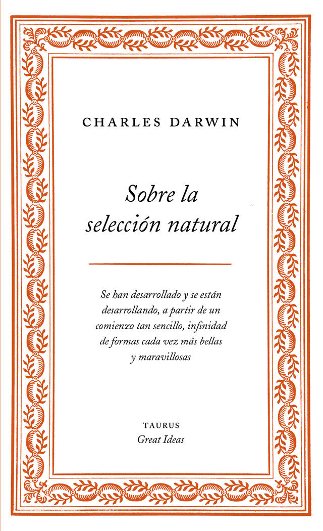 SOBRE LA SELECCION NATURAL - 9788430609277 Imagen principal del producto