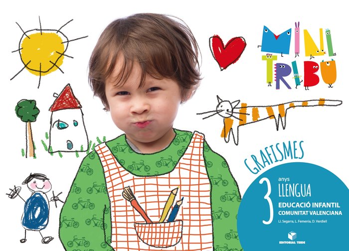 LLENGUA GRAFISMES 3AÑOS EI VALENCIA 17 MINI TRIBU | Varios Autores | 9788430712700 (Teide) Imagen principal del producto