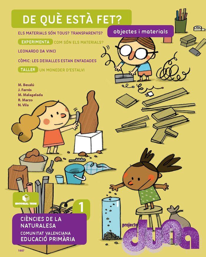C, Naturals Objectes Materials 1º EP Valencia Duna TEICN11EP (Teide) - 9788430718870