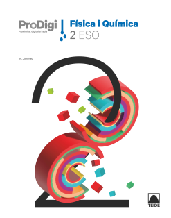 Quadern Prodigi. Física I Quím | TEIDE | 9788430756346 Imagen principal del producto
