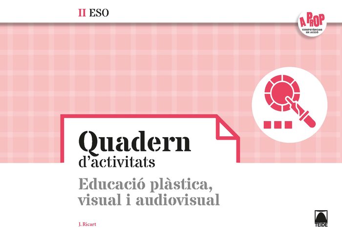 Bloc Educació Visual Plastica II ESO 20 Cataluña a Prop (Teide) - 9788430771097