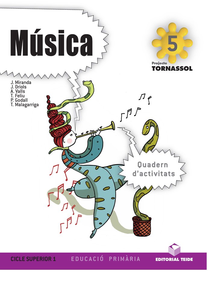 Quadern Música 5º EP Cataluña 10 Tornassol TEIMU15EP (Teide) - 9788430777280