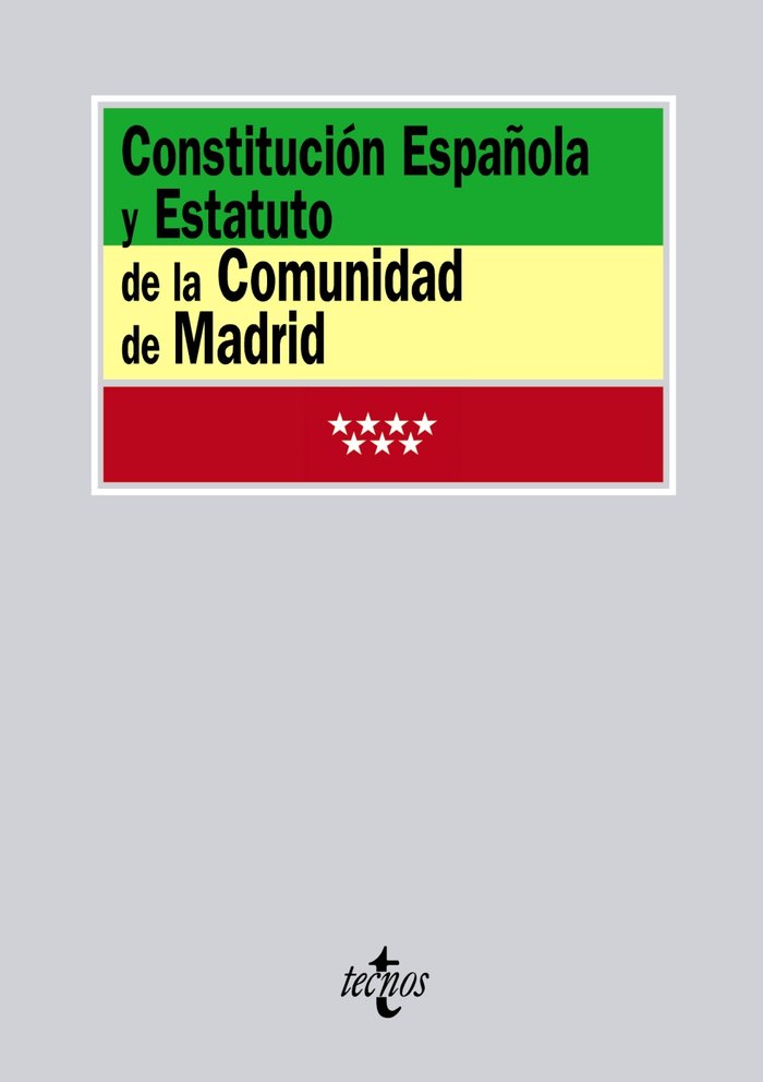 CONSTITUCION ESPAÑOLA Y ESTATUTO DE LA COMUNIDAD DE MADRID - 9788430954056 Imagen principal del producto