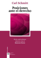 POSICIONES ANTE EL DERECHO - 9788430954926
