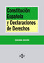 CONSTITUCION ESPAÑOLA Y DECLARACIONES DE DERECHOS 2ªED - 9788430963454