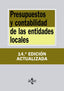 PRESUPUESTOS Y CONTABILIDAD DE LAS ENTIDADES LOCALES 14ªED | AA,VV | TECNOS | 9788430964574