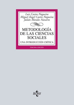 Metodología de las Ciencias Sociales 2015 (Tecnos) - 9788430966349