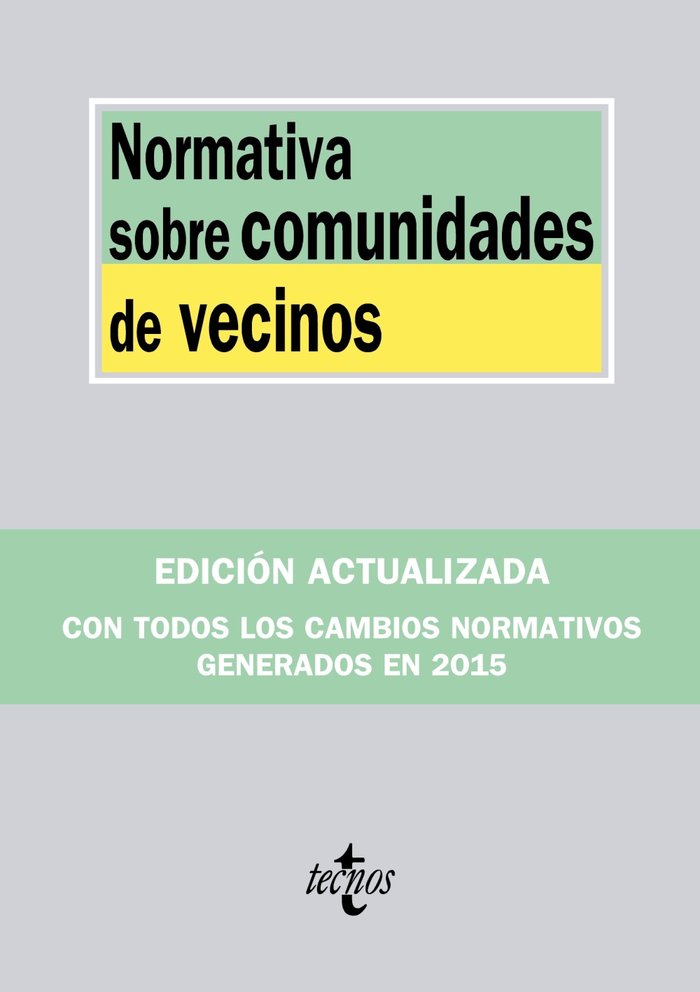 NORMATIVA SOBRE COMUNIDADES DE VECINOS - 9788430967490