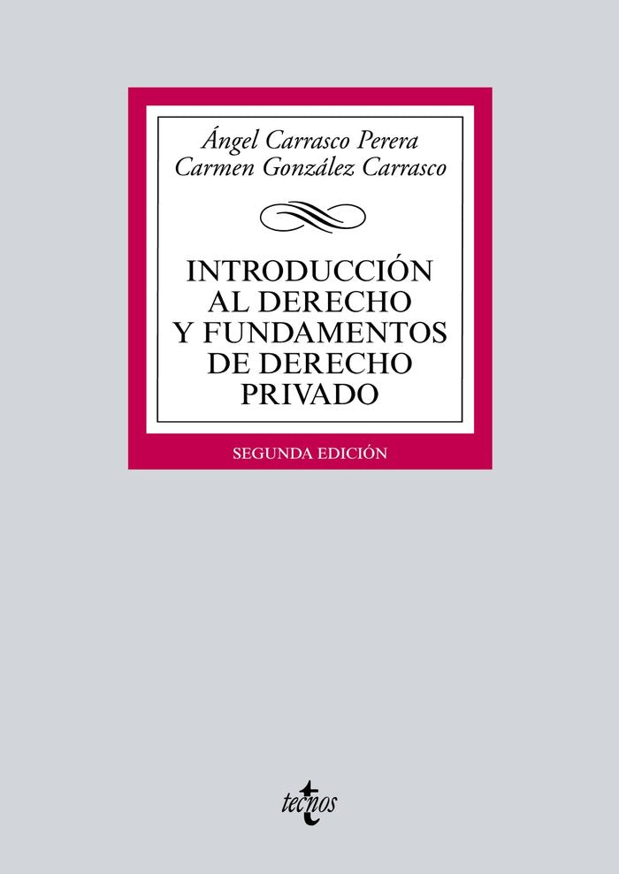 INTRODUCCION AL DERECHO Y FUNDAMENTOS DE DERECHO PRIVADO - 9788430969708 Imagen principal del producto