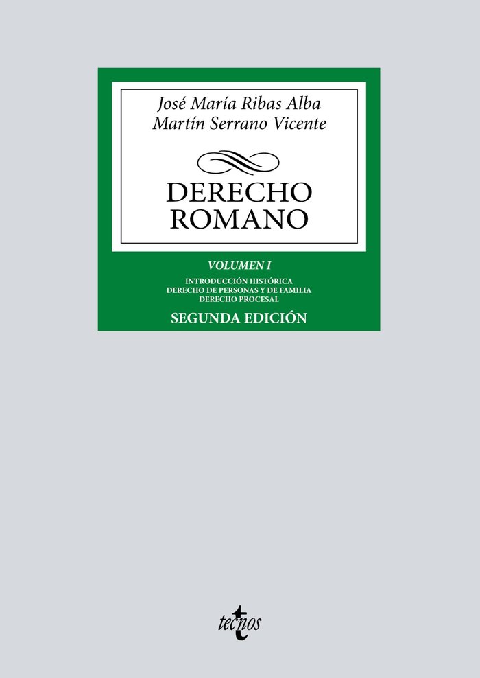 DERECHO ROMANO I - 9788430974603