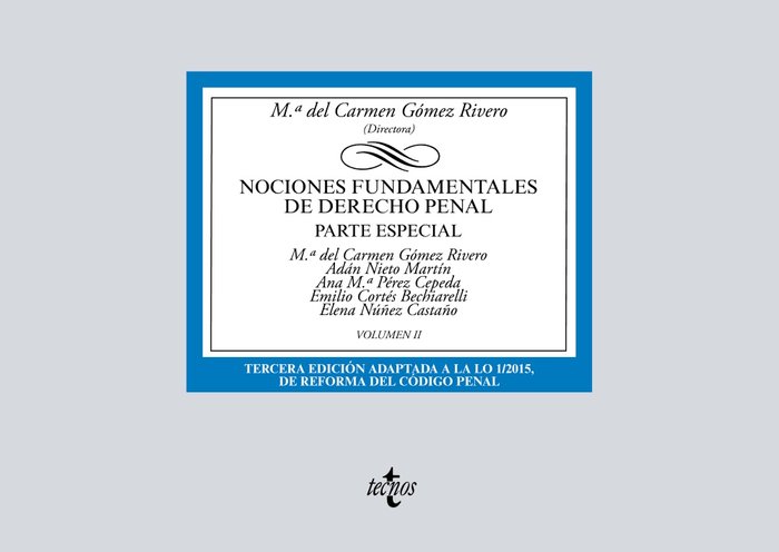 NOCIONES FUNDAMENTALES DE DERECHO PENAL - 9788430976522 Imagen principal del producto