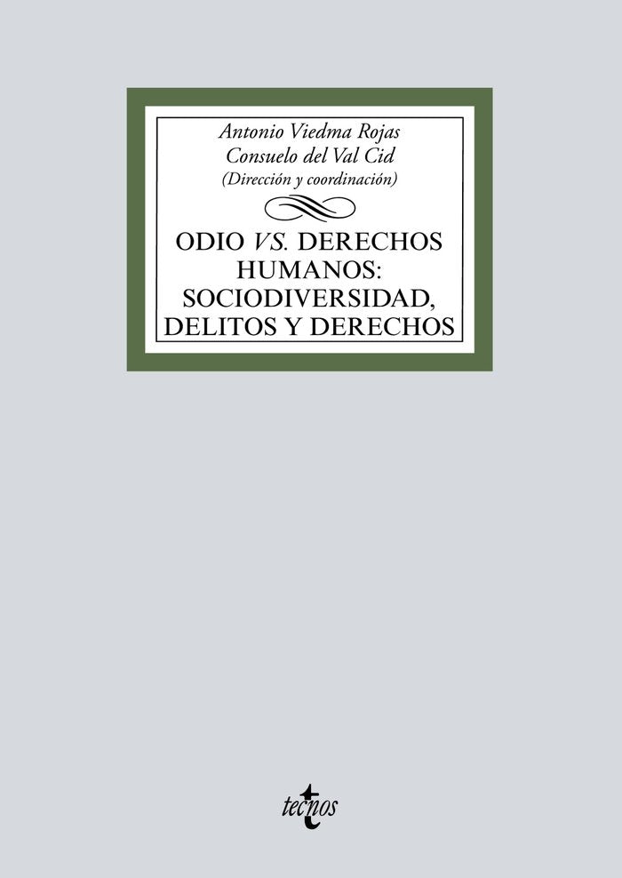 ODIO VS DERECHOS HUMANOS SOCIODIVERSIDAD DELITOS Y DERECHO - 9788430977048