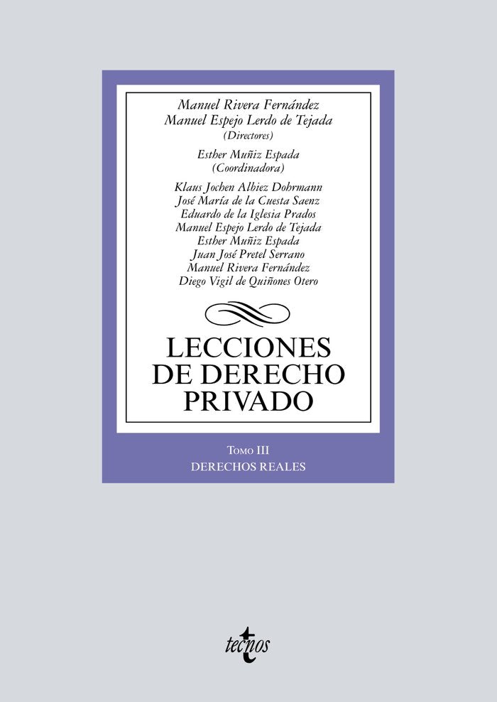 LECCIONES DE DERECHO PRIVADO - 9788430978717 Imagen principal del producto