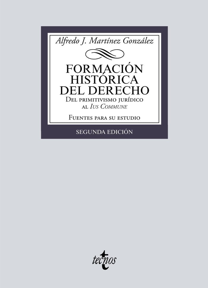 FORMACION HISTORICA DEL DERECHO - 9788430983759 Imagen principal del producto