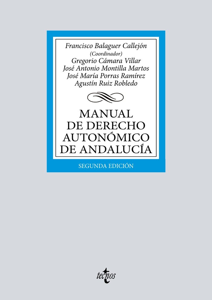 MANUAL DE DERECHO AUTONOMICO DE ANDALUCIA - 9788430985111 Imagen principal del producto