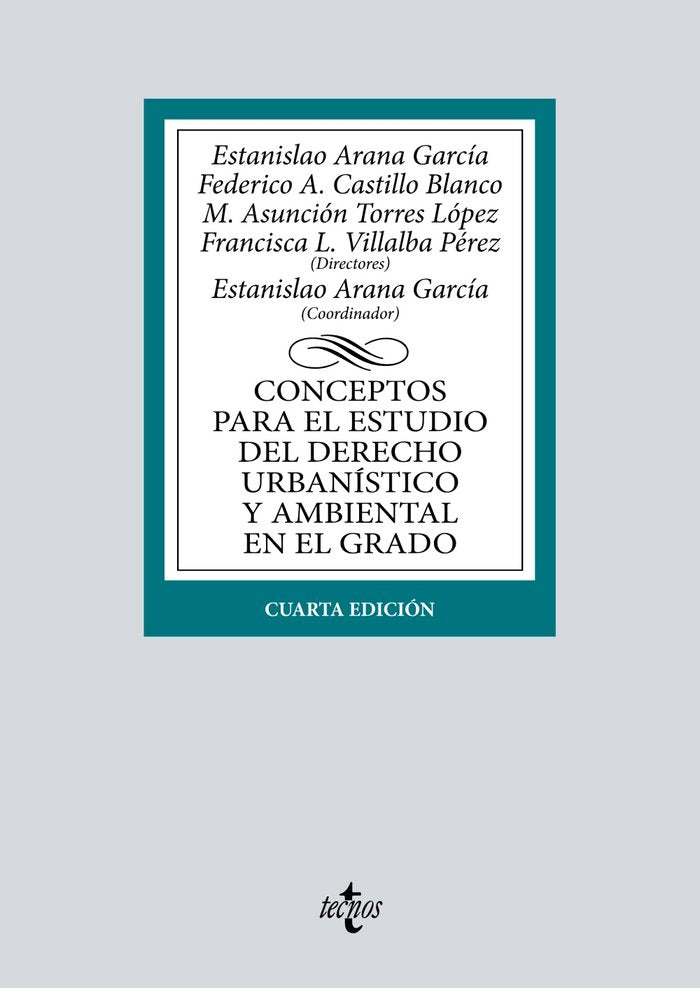 CONCEPTOS PARA EL ESTUDIO DEL DERECHO URBANISTICO Y AMBIENTA - 9788430985180 Imagen principal del producto