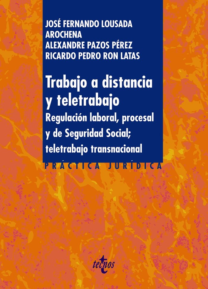 TRABAJO A DISTANCIA Y TELETRABAJO - 9788430986873 Imagen principal del producto