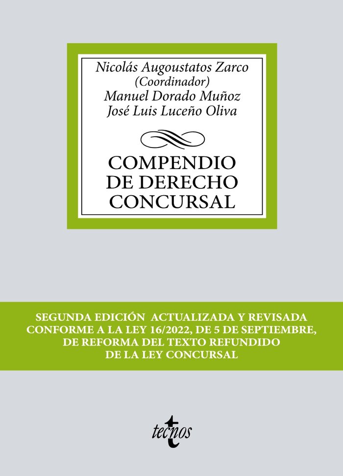 COMPENDIO DE DERECHO CONCURSAL - 9788430987191 Imagen principal del producto