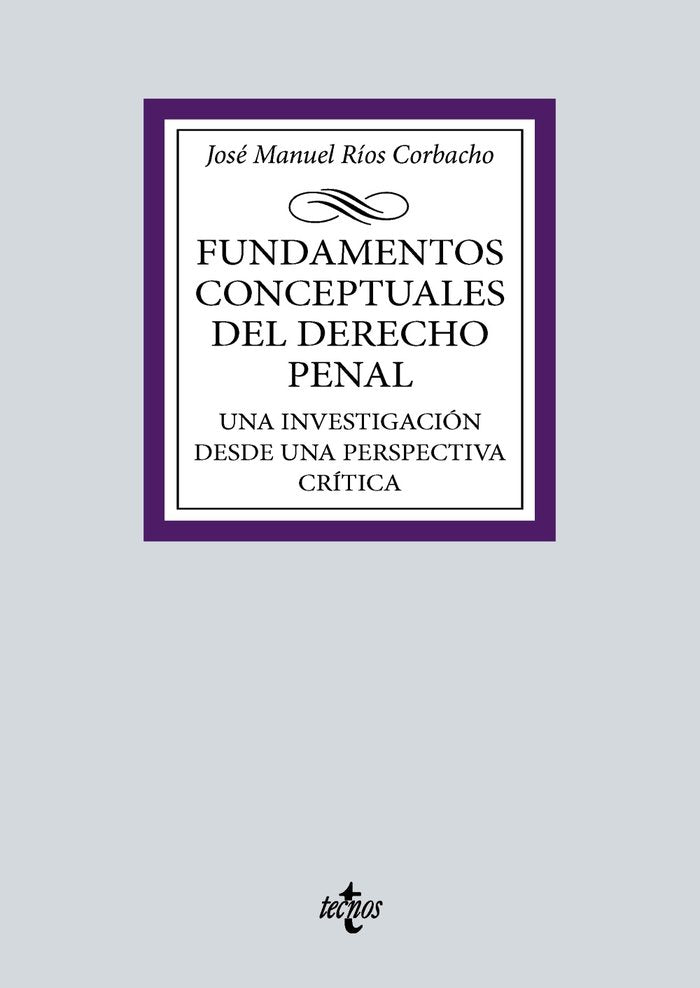 FUNDAMENTOS CONCEPTUALES DEL DERECHO PENAL - 9788430987849 Imagen principal del producto