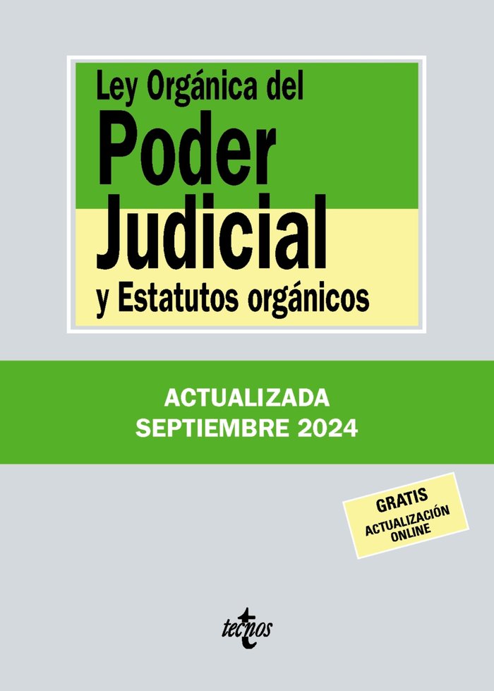 LEY ORGANICA DEL PODER JUDICIAL 39ªED - 9788430988372 Imagen principal del producto