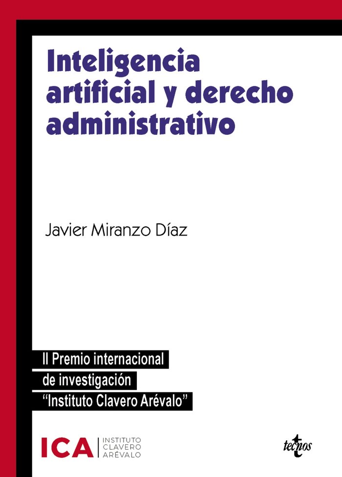 INTELIGENCIA ARTIFICIAL Y DERECHO ADMINISTRATIVO - 9788430988594 Imagen principal del producto
