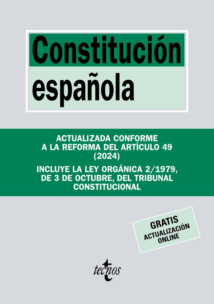 CONSTITUCION ESPAÑOLA 28ªED - 9788430990399 Imagen principal del producto