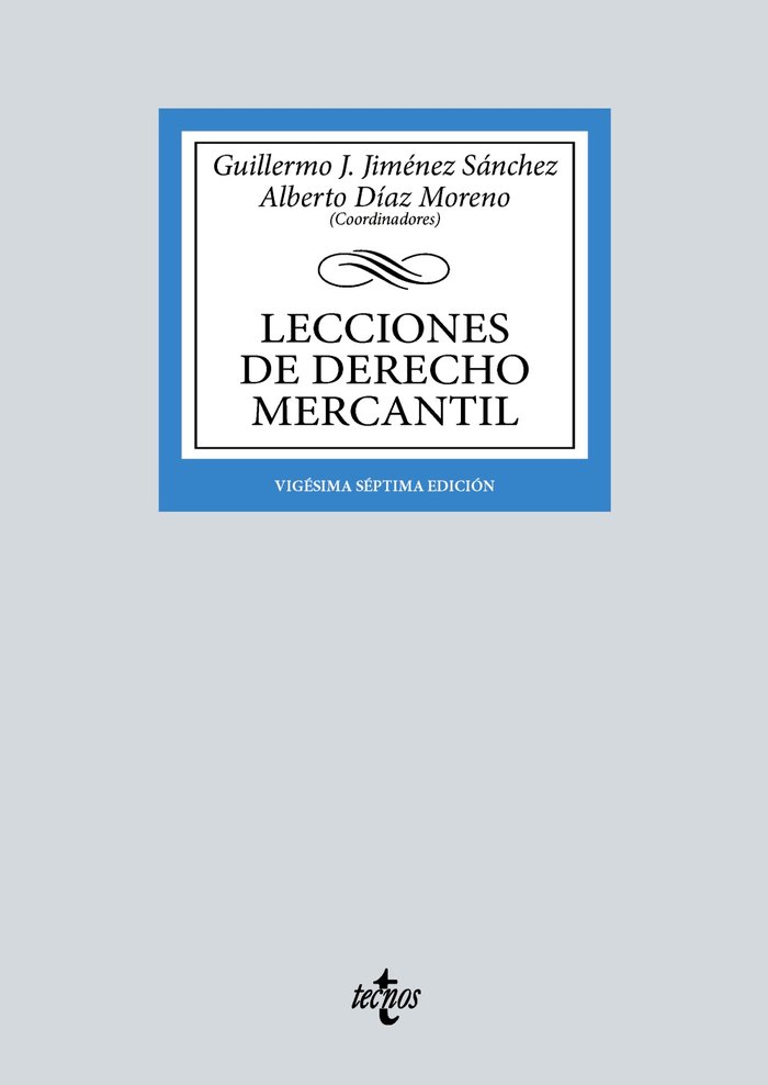 LECCIONES DE DERECHO MERCANTIL - 9788430990481 Imagen principal del producto