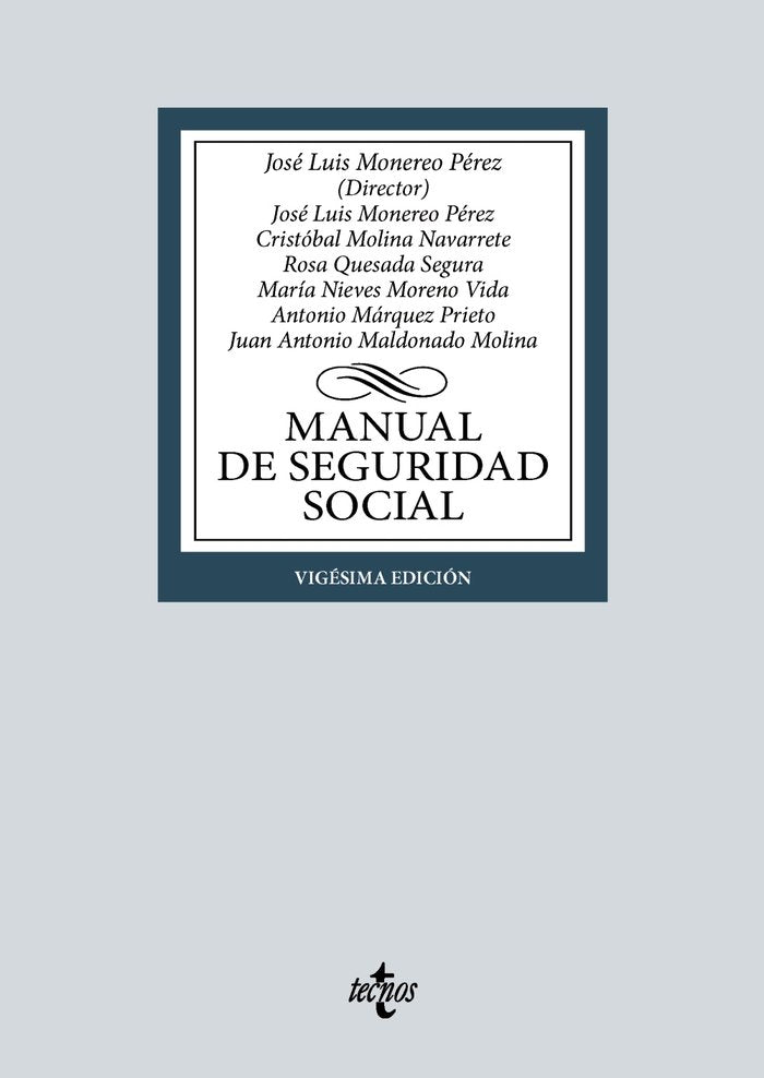 MANUAL DE SEGURIDAD SOCIAL - 9788430990559 Imagen principal del producto