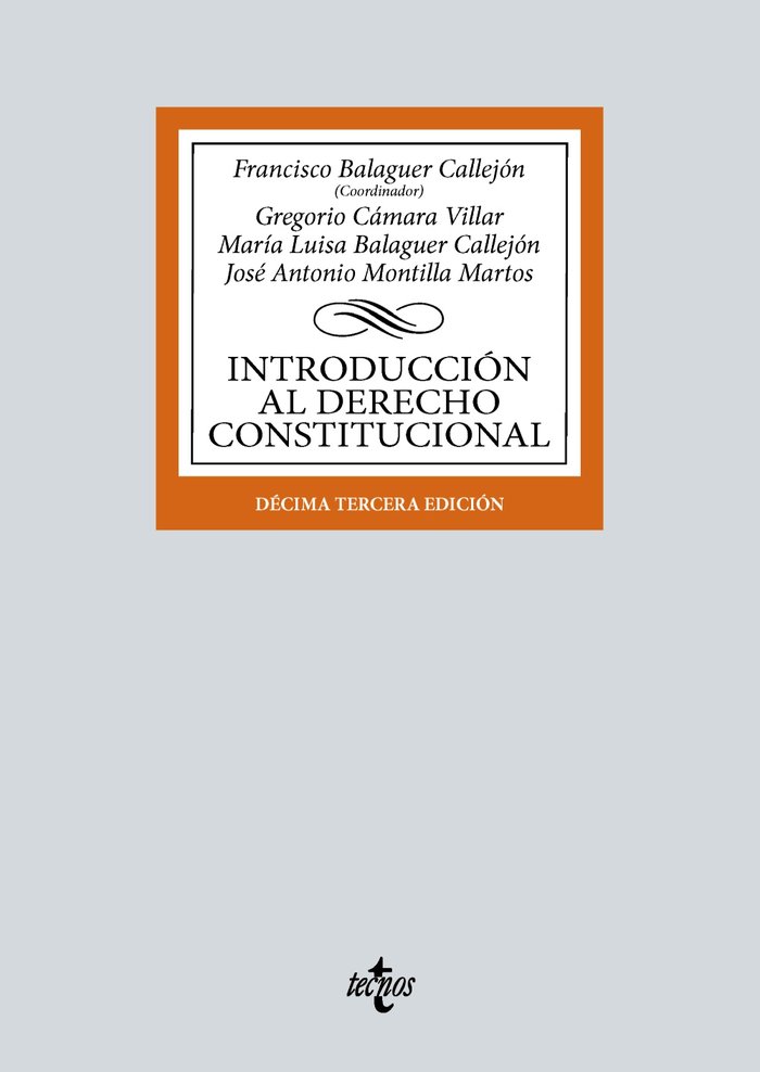 INTRODUCCION AL DERECHO CONSTITUCIONAL - 9788430990603