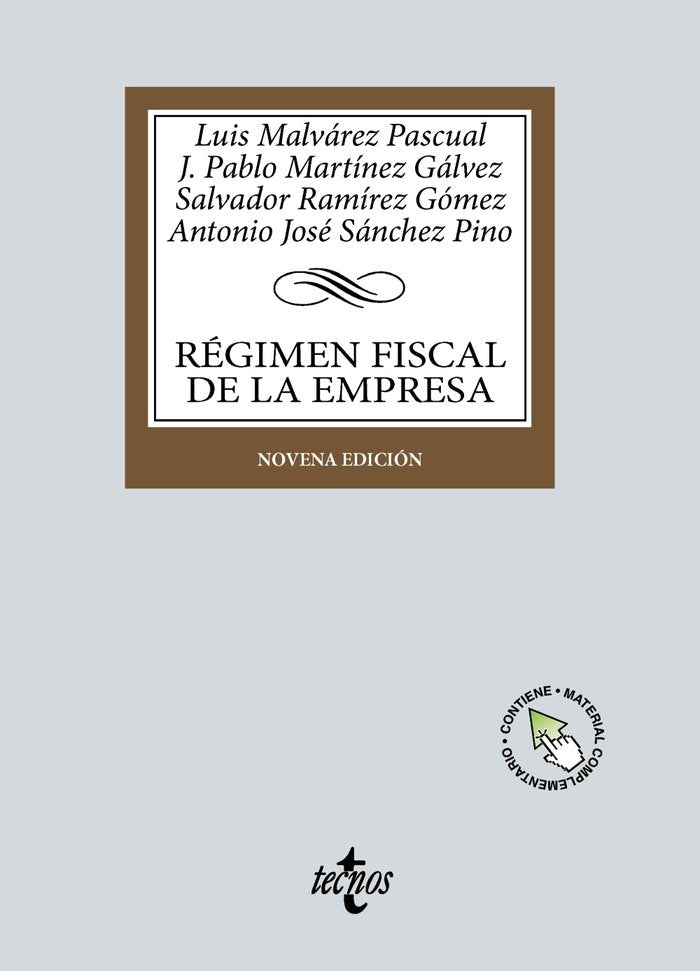 REGIMEN FISCAL DE LA EMPRESA - 9788430990641 Imagen principal del producto