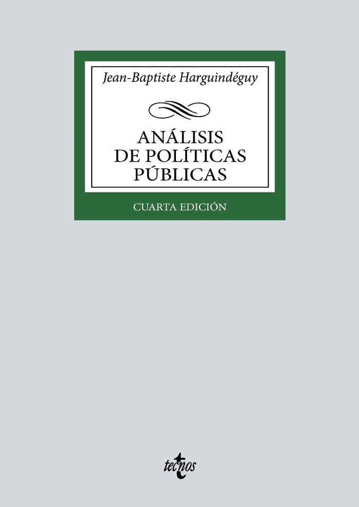 ANALISIS DE POLITICAS PUBLICAS - 9788430990757 Imagen principal del producto