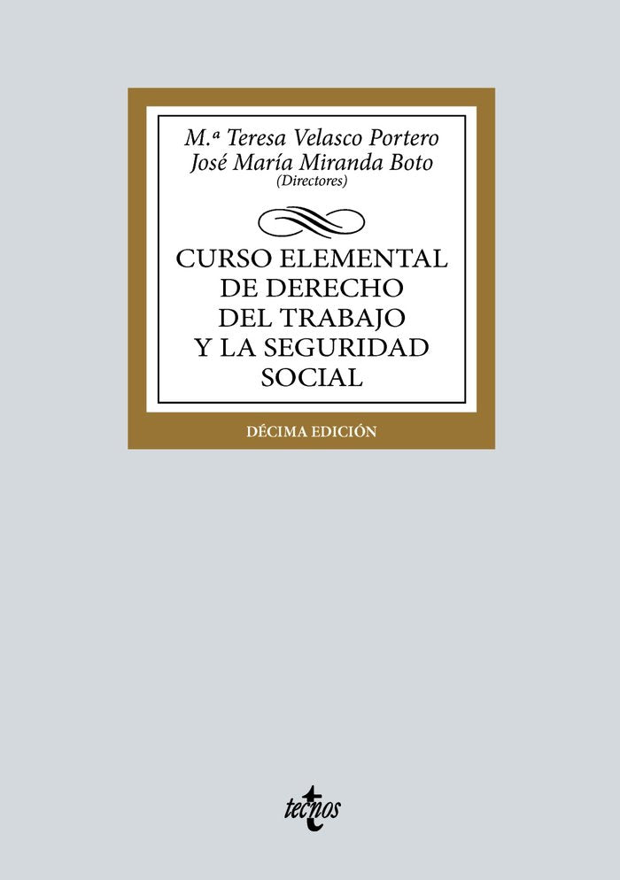 CURSO ELEMENTAL DE DERECHO DEL TRABAJO Y LA SEGURIDAD SOCIAL - 9788430990771