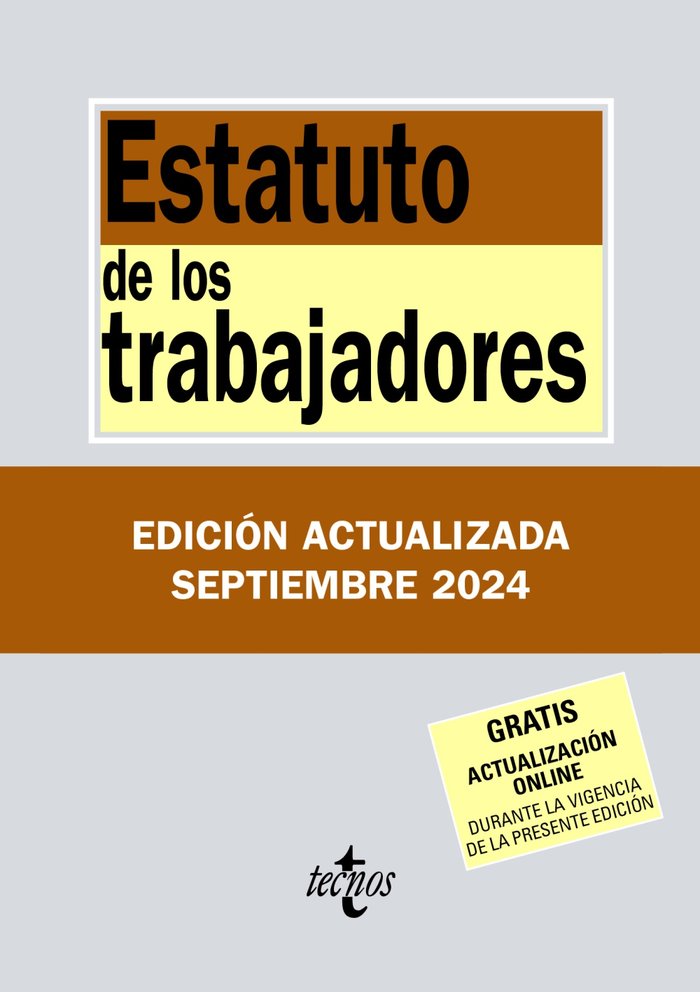 ESTATUTO DE LOS TRABAJADORES 40ªED - 9788430990924 Imagen principal del producto