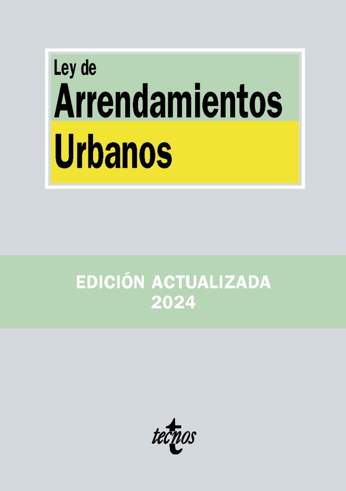 LEY DE ARRENDAMIENTOS URBANOS 10ªED - 9788430991037 Imagen principal del producto