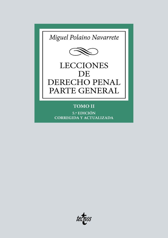 LECCIONES DE DERECHO PENAL PARTE GENERAL - 9788430991822 Imagen principal del producto