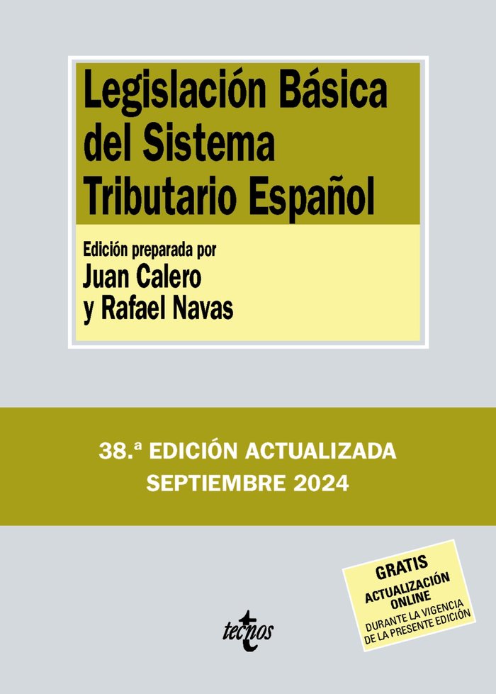 LEGISLACION BASICA DEL SISTEMA TRIBUTARIO ESPAÑOL - 9788430991877 Imagen principal del producto