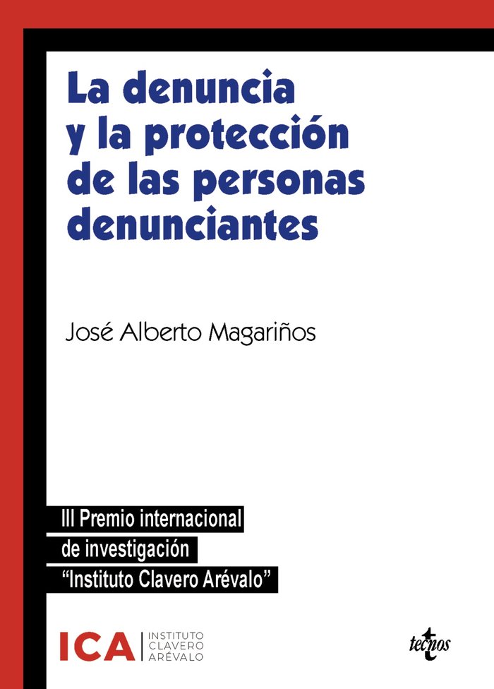 LA DENUNCIA Y LA PROTECCION DE LAS PERSONAS DENUNCIANTES - 9788430992263 Imagen principal del producto