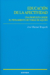 EDUCACION DE LA AFECTIVIDAD - 9788431323172 Imagen principal del producto