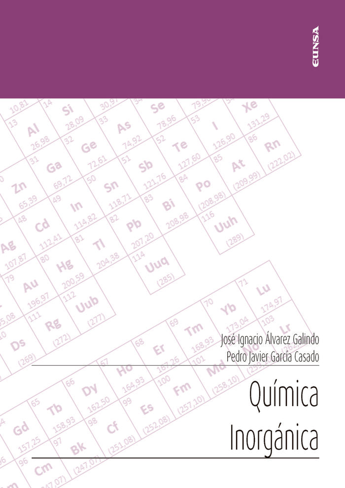 QUIMICA INORGANICA - 9788431333164 Imagen principal del producto